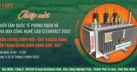 Công ty HBT Việt Nam tham dự triển lãm “Phòng sạch và Nhà máy công nghệ cao”
