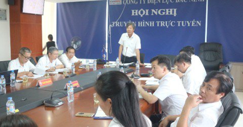 Lãnh đạo Tổng công ty Điện lực miền Bắc làm việc tại Công ty Điện lực Bắc Ninh về công tác quản lý vận hành và đầu tư xây dựng lưới điện khu vực tỉnh Bắc Ninh