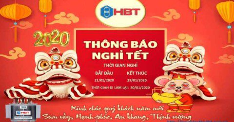 HBT Việt Nam thông báo lịch nghỉ Tết Nguyên đán Canh Tý 2020