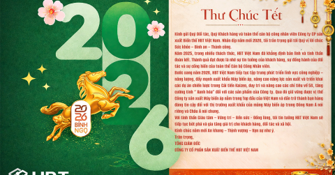 THƯ CHÚC TẾT MỒNG 1 XUÂN BÍNH NGỌ 2026 – HBT VIỆT NAM